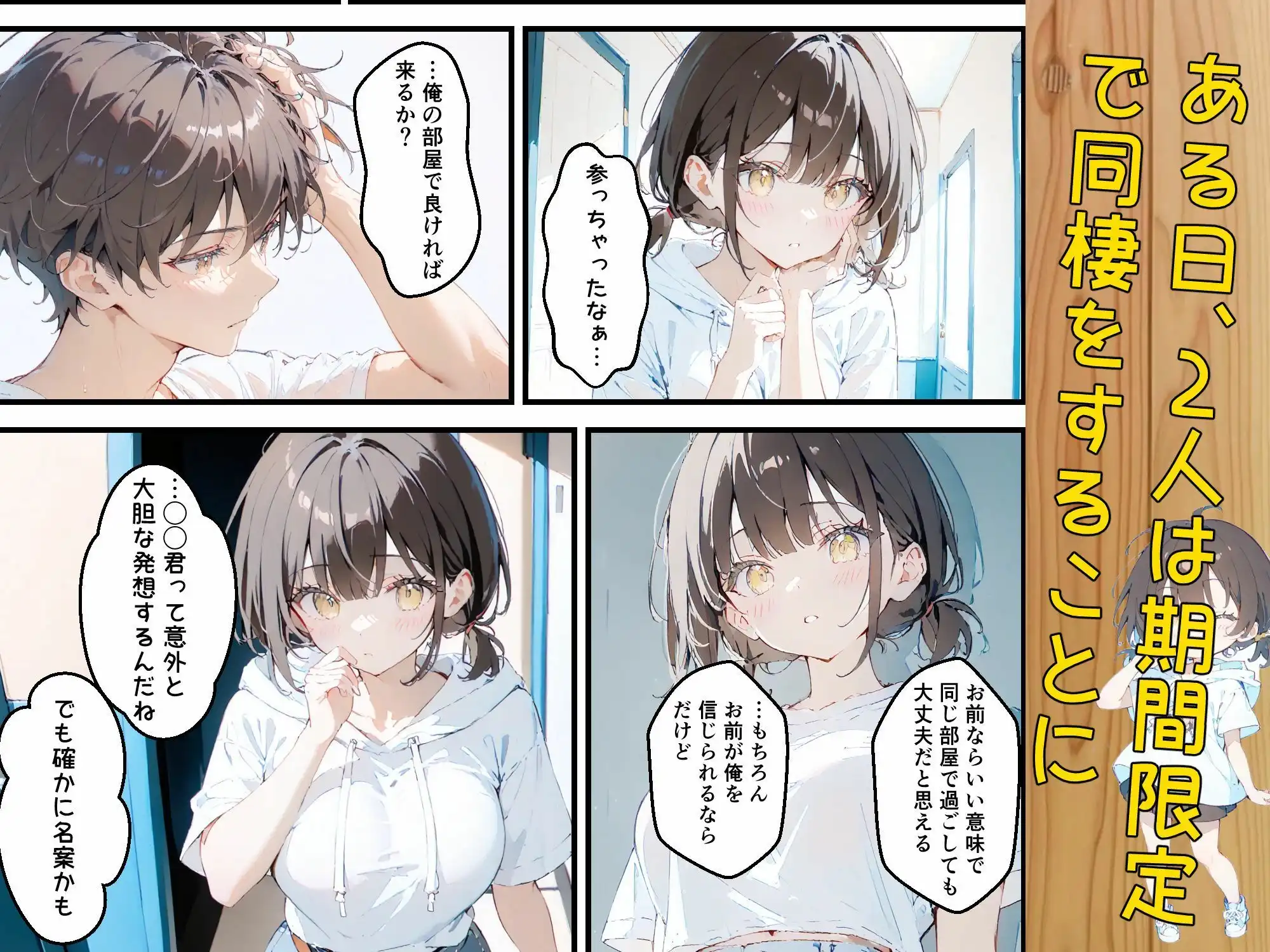 隣に住んでる大学の同期と甘々初えっち
