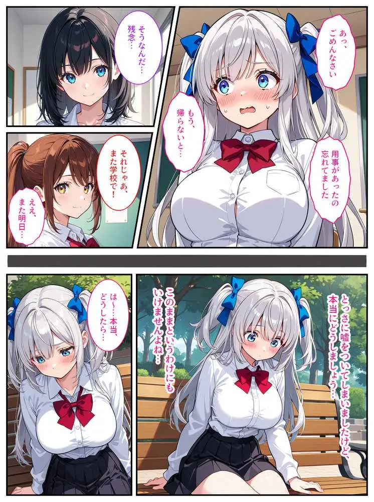 清純無垢な爆乳女子校生を性教育の実習で孕ませちゃいました！ - ページ03