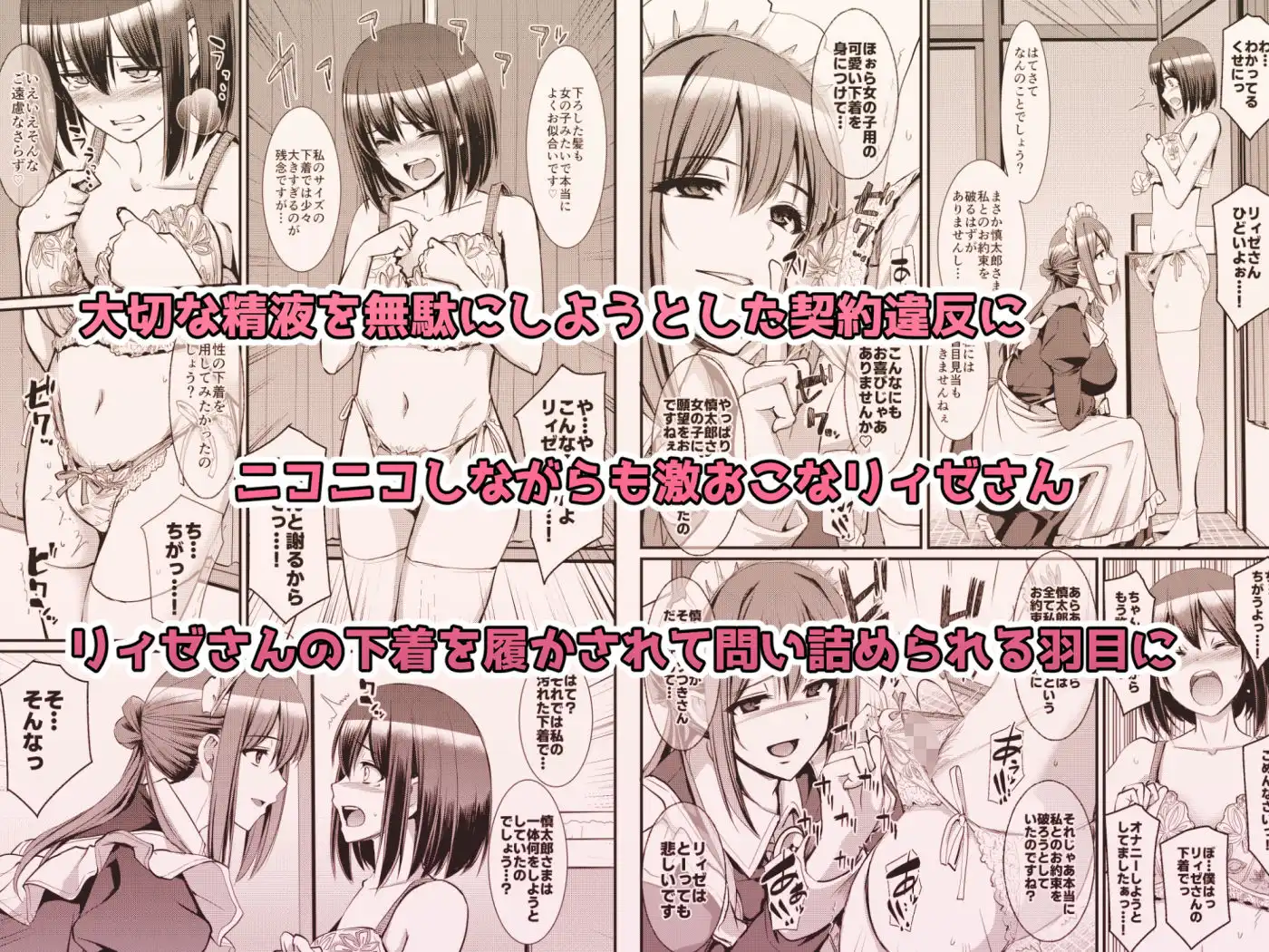 あまあまサキュバスメイドリィゼさん2
