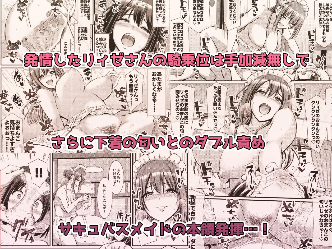 あまあまサキュバスメイドリィゼさん2