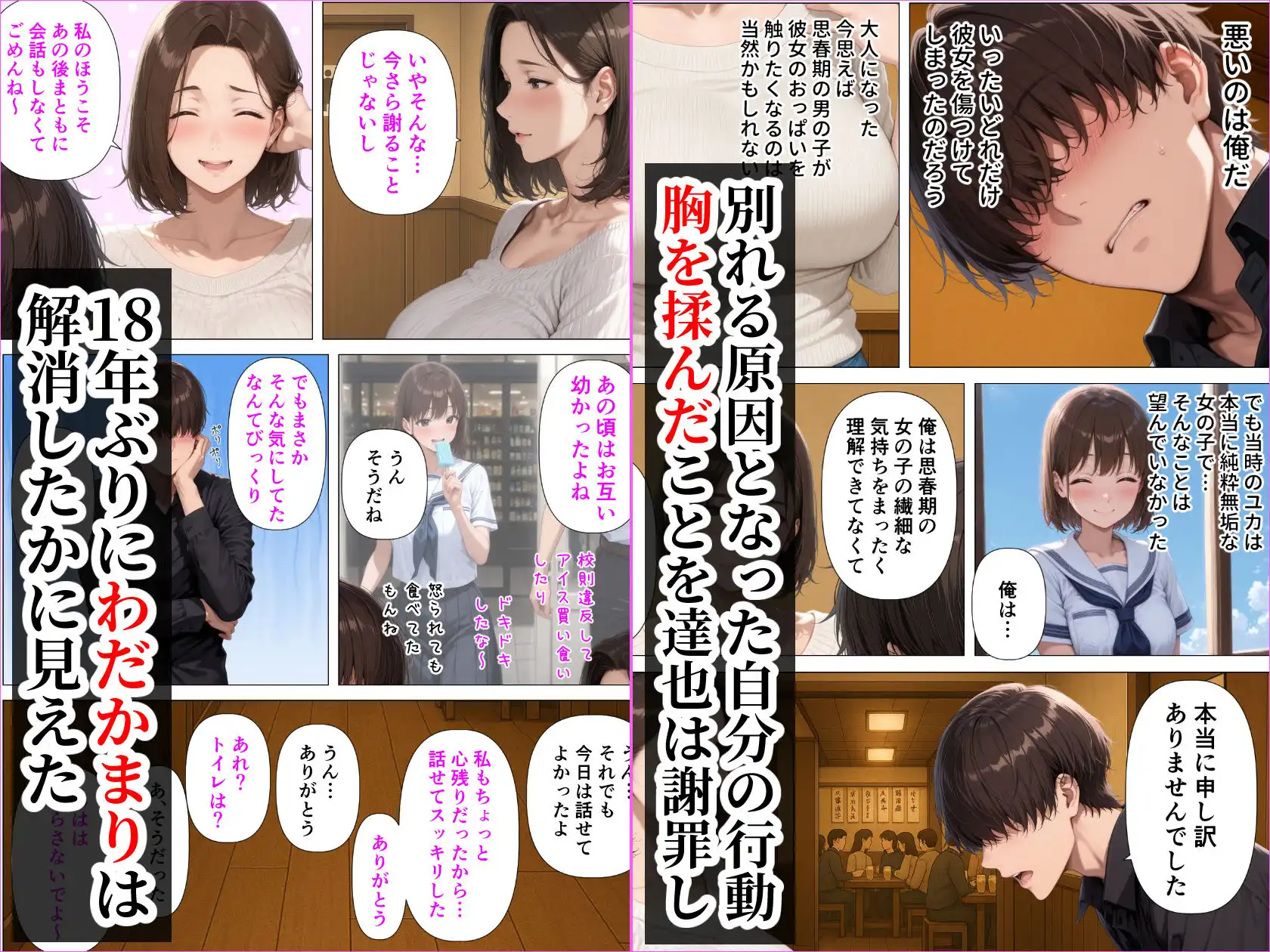 むちむち人妻になった元カノと同窓会で再会した童貞の濃密H  〜今日は私のカラダ好きに使って〜