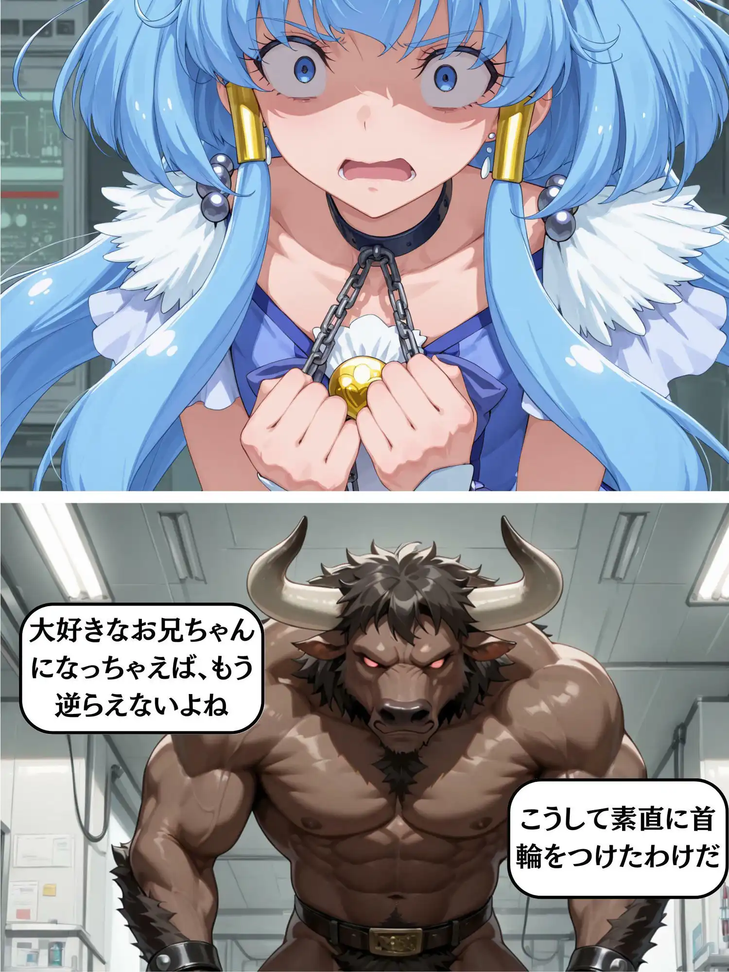 キュアビュ〇ティー vs ミノタウロス 敗北凌〇