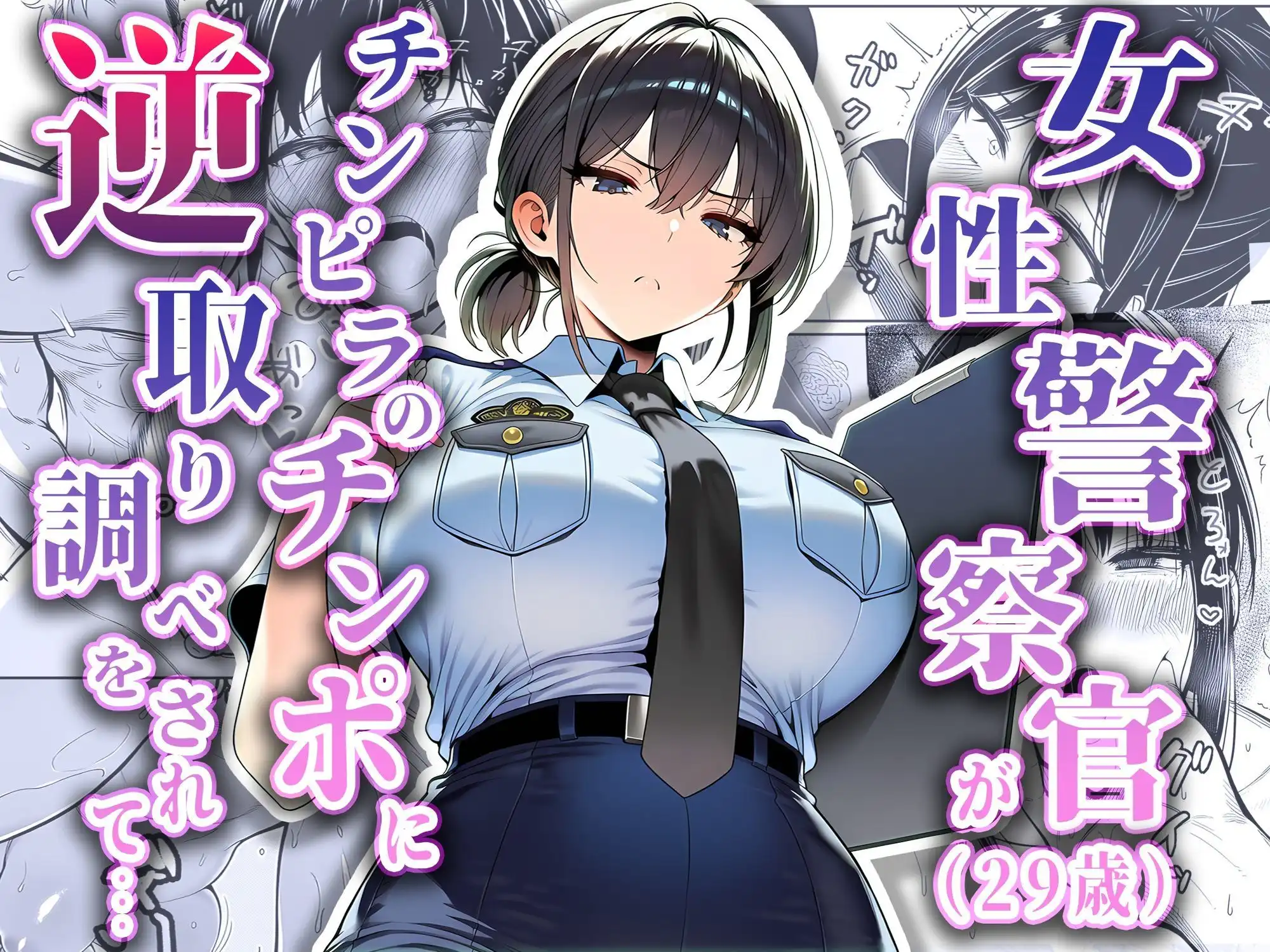 女性警察官(29歳)が、チンピラのチンポに逆取り調べをされて - サンプル10