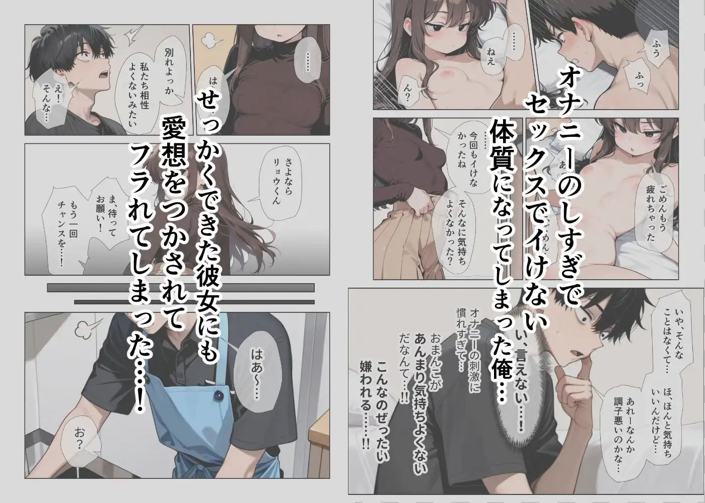 オナニーしすぎて遅漏の俺が先輩の執拗なキスハメと中出し懇願で暴発させられた挙句イキ癖つけられて早漏になっちゃった話