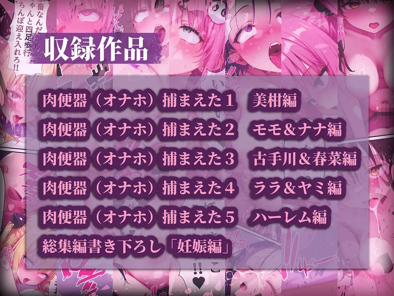 肉便器（オナホ）捕まえた 〜触れて合言葉を言うと生オナホにできるアイテムでヒロインをハントして処女に無責任中出しをキメる〜 総集編