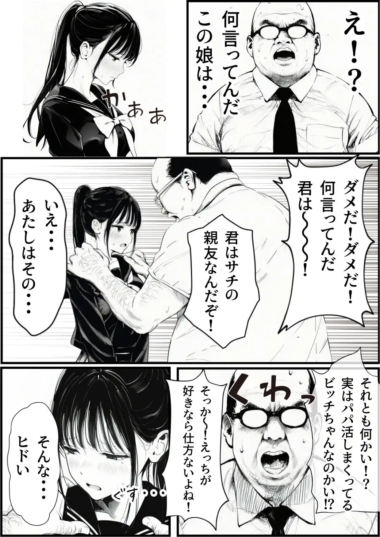 セックスしないと出られない部屋に娘の親友と閉じ込められたんだが・・・