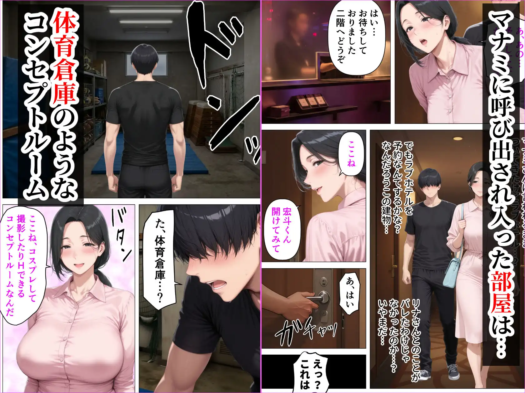 昭和マ●コの搾精天国！ブルマ＆JKコスの人妻に中出し放題