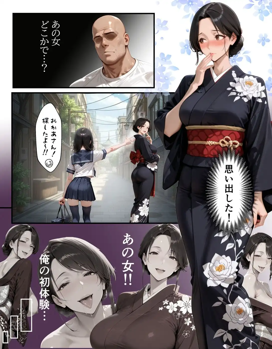 【総集編・セリフ有】催●アプリで人妻を調教したら娘も巻き込んで親子丼になった話〜総集編 1〜