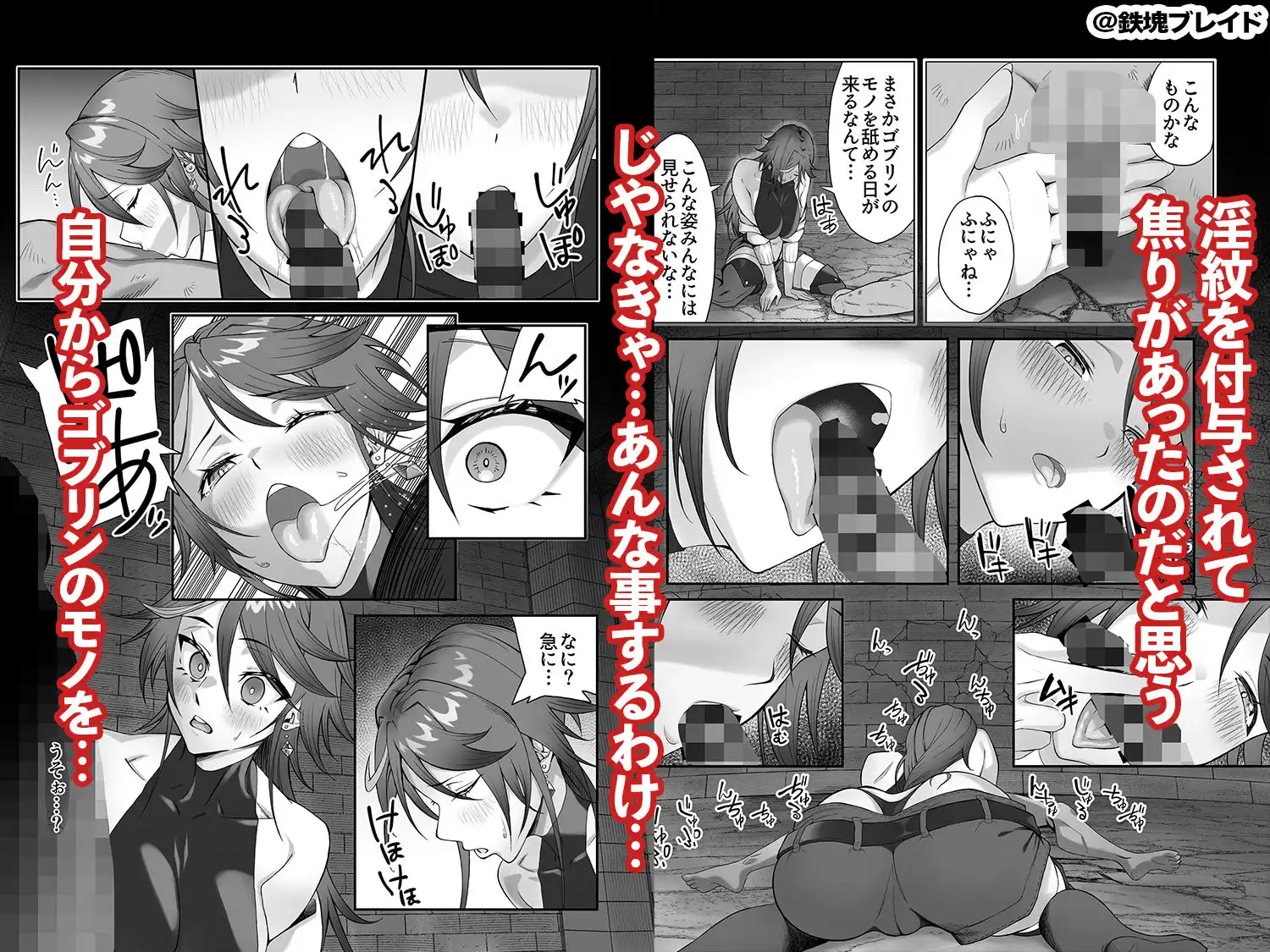 淫紋を付与されたからゴブリンを使った話 - サンプル3