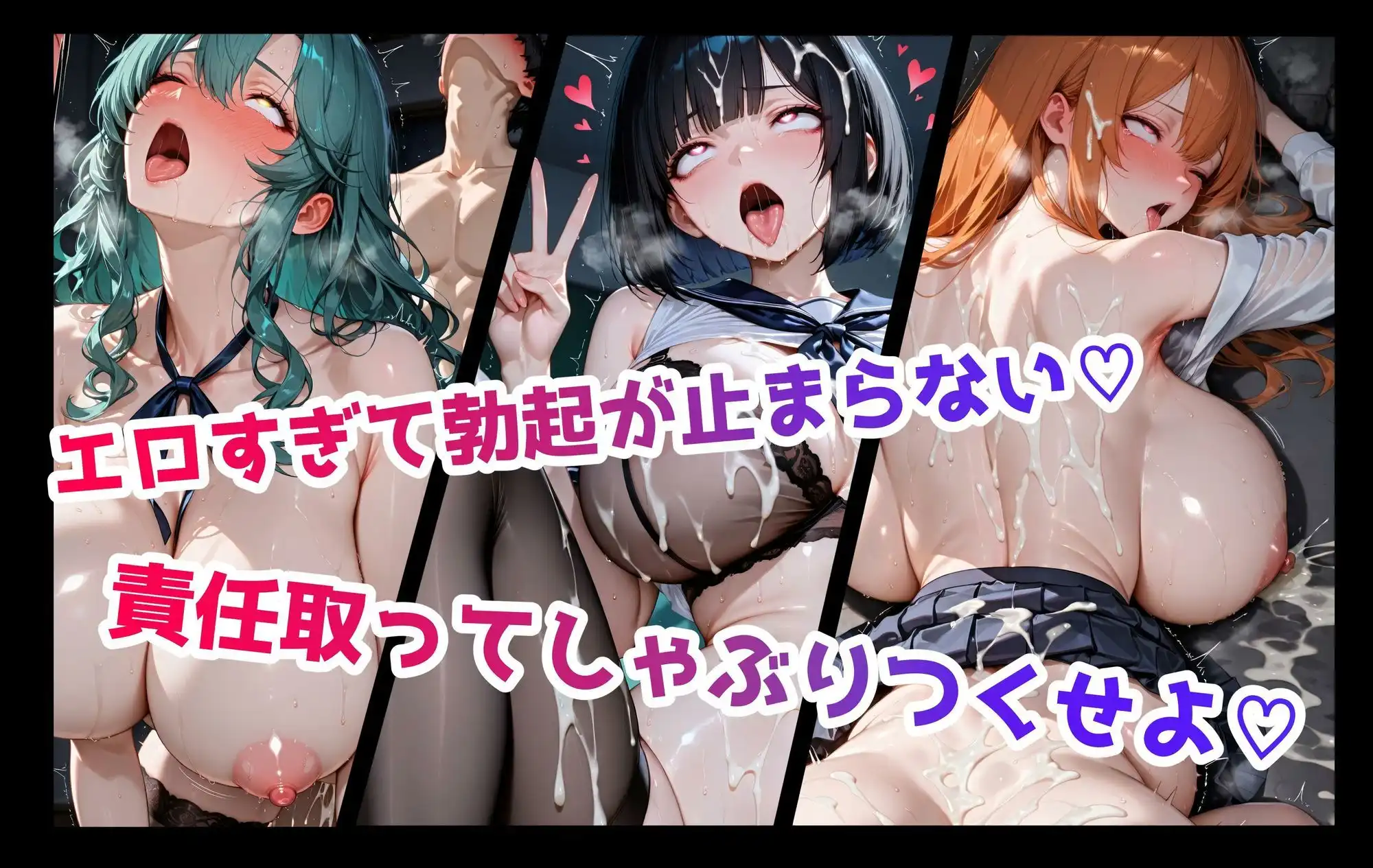 どこでも即ハメ！巨乳JK学園！！ 〜アヘ顔編〜