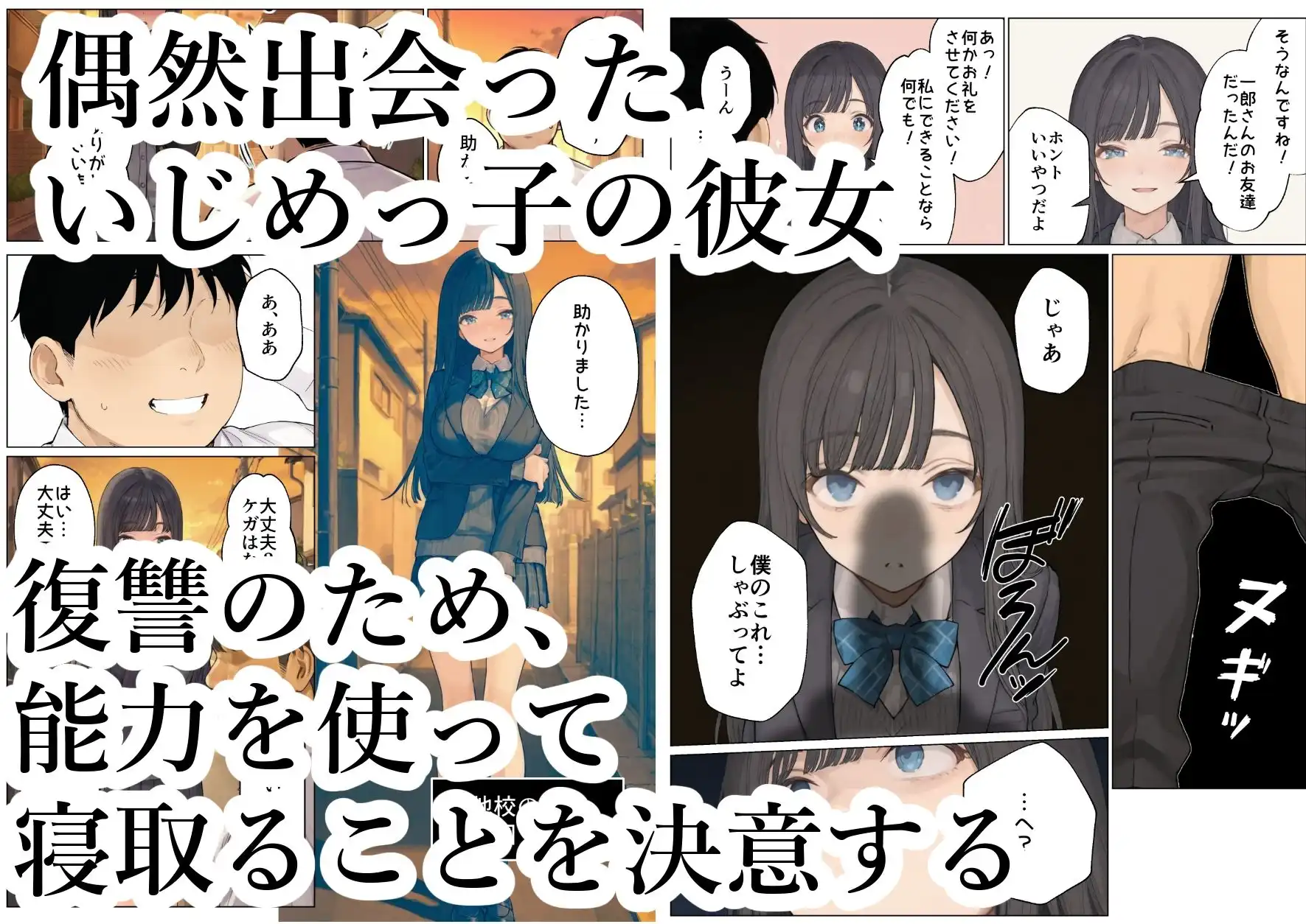簒奪-いじめられっ子の僕が、いじめっ子の彼女寝とって復讐した話-