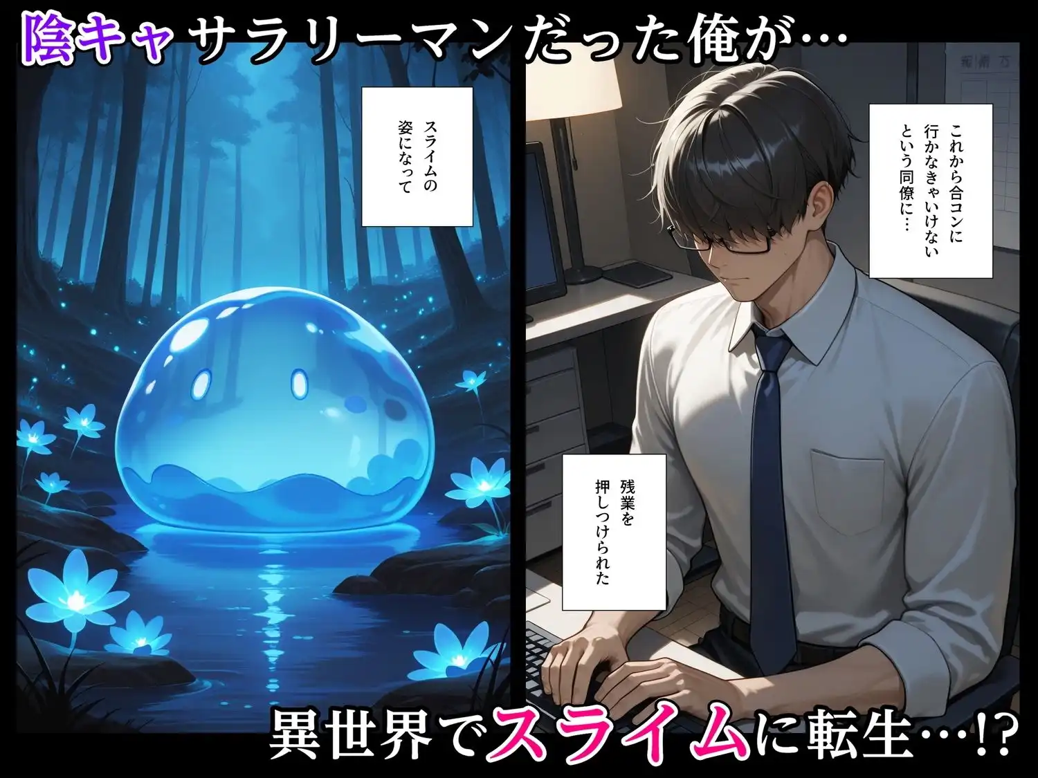 最強スライムに転生したので気ままに女冒険者を孕ませます