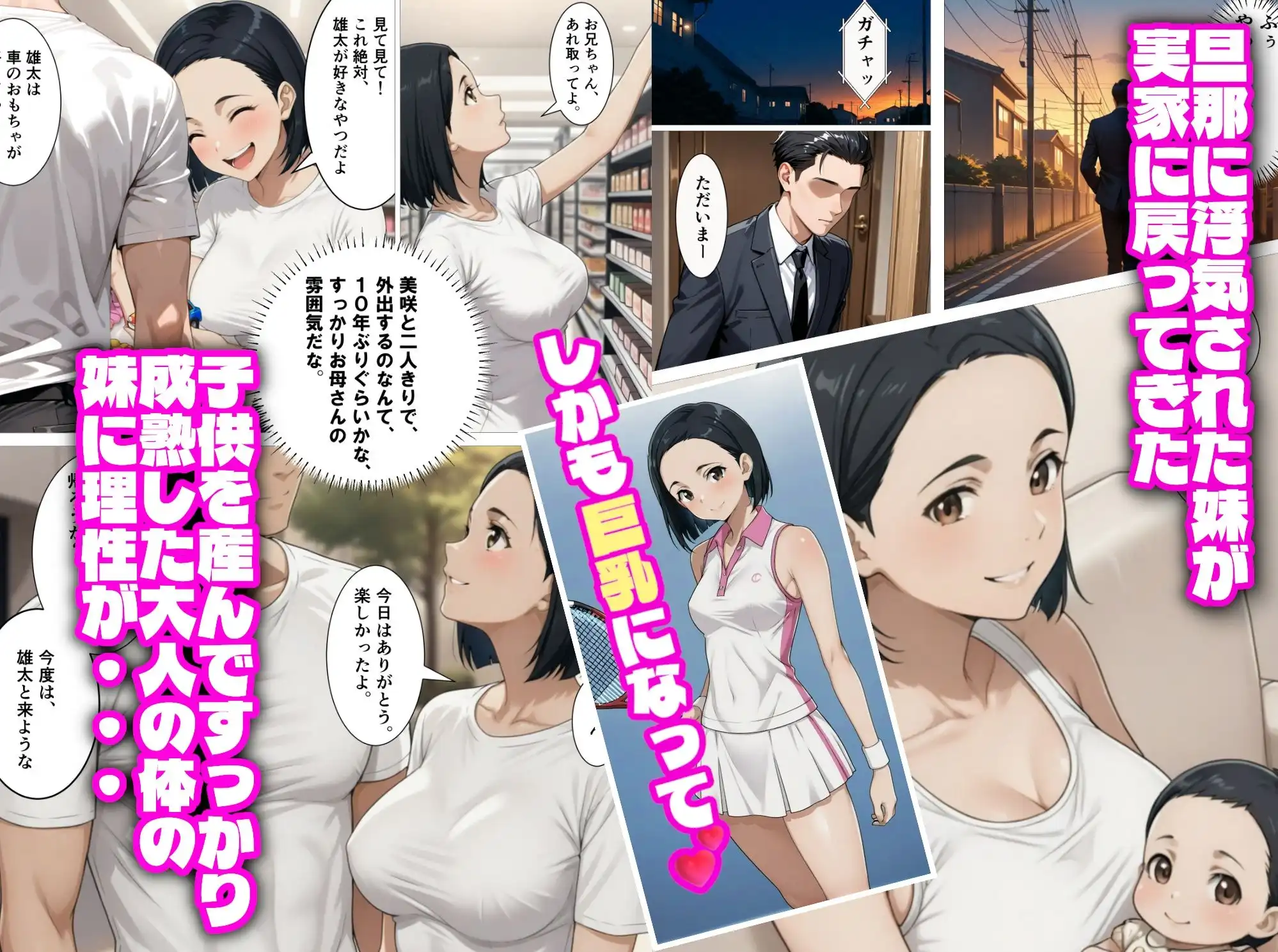 出戻り妹が巨乳になっていたので嫁にしてしまった話