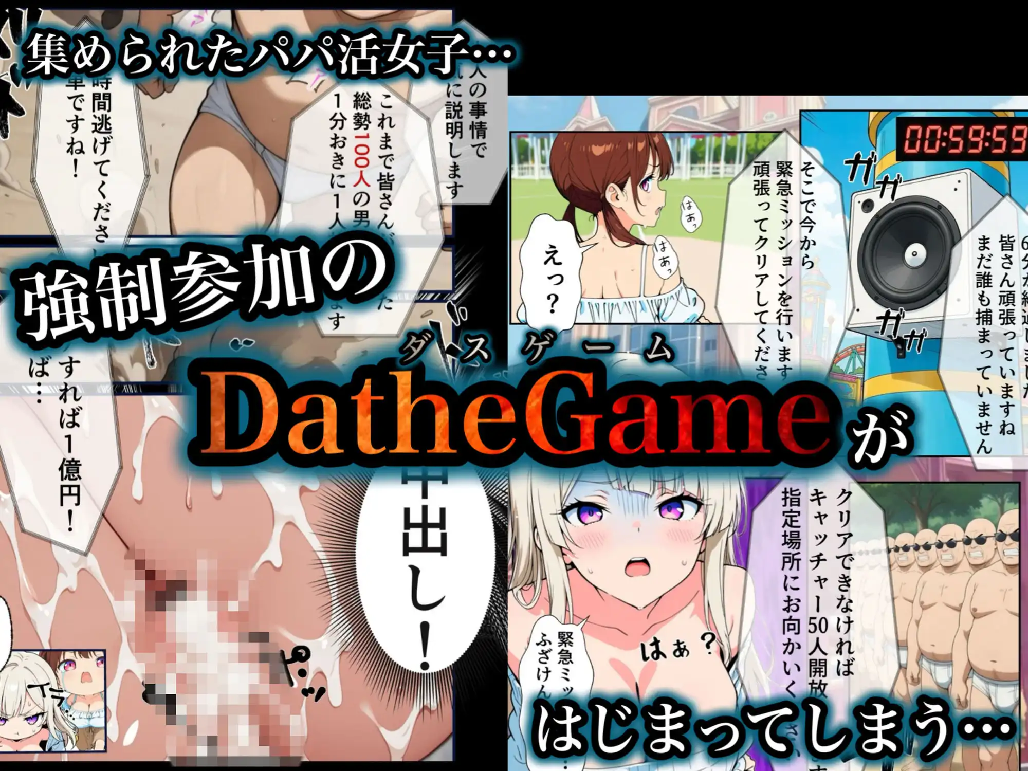DatheGame〜悪徳パパ活女を捕まえれば全員中出し〜