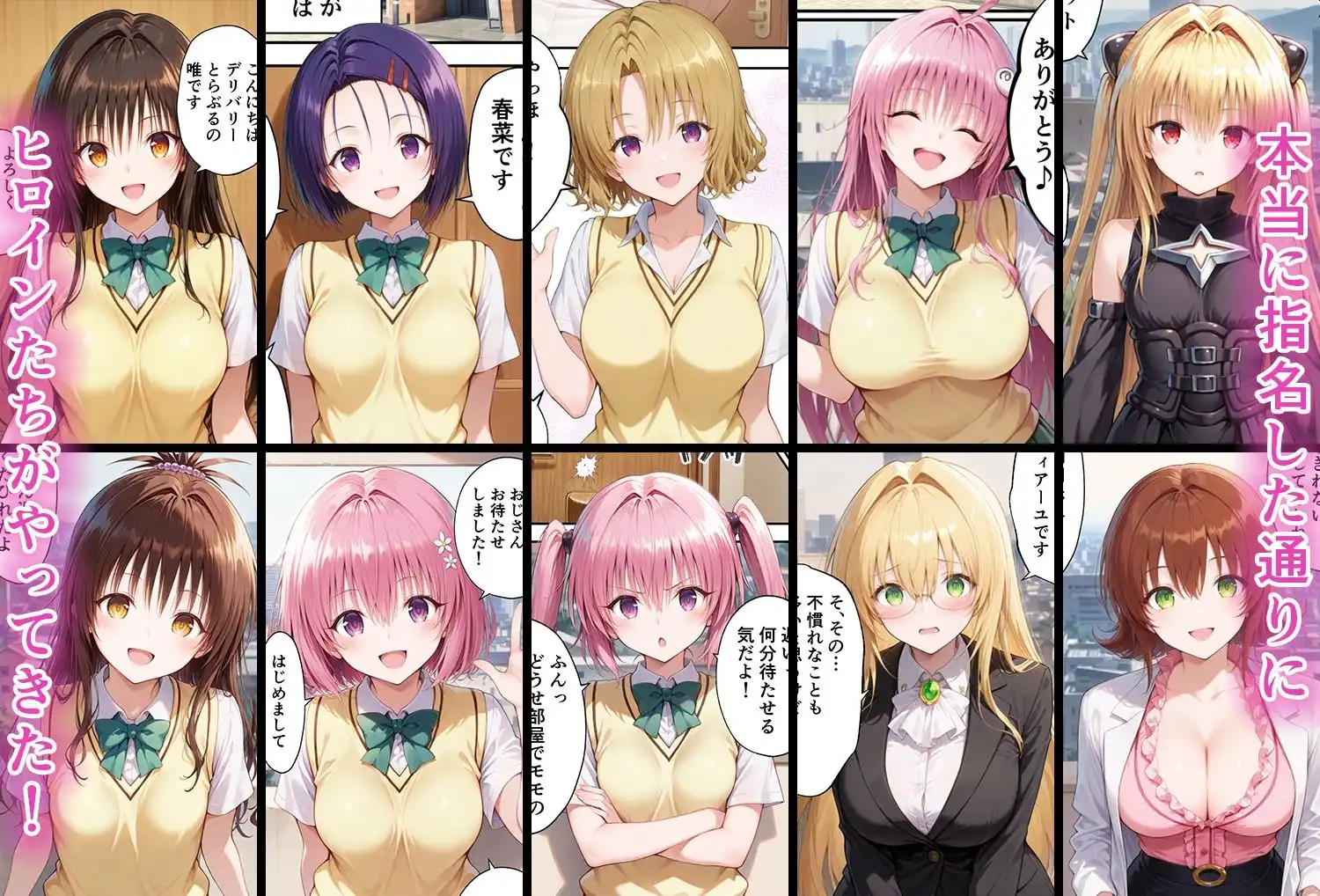 とらぶるキャラを指名できるデリヘルアプリ 総集編