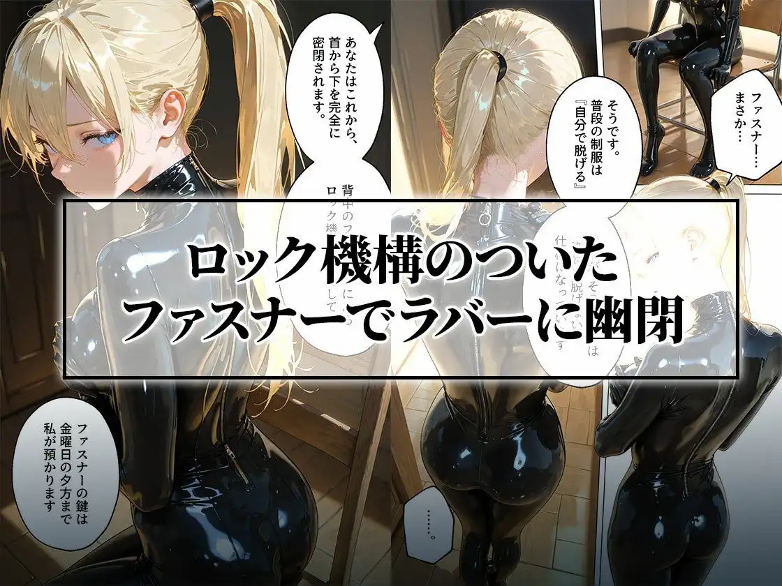 【わからせ週間】月曜日のラバースーツ密閉＆絶頂編｜護謨学院