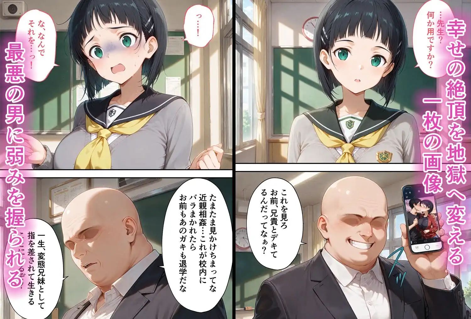 弱みを握られた俺の彼女が寝取られ堕ちるまで 直葉編