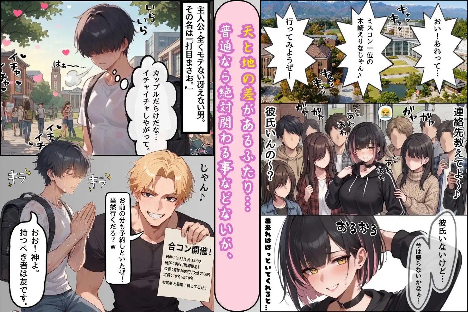 ヘタレの僕が大学ミスコン1位をお持ち帰りしたらセックス耐久させられた話。
