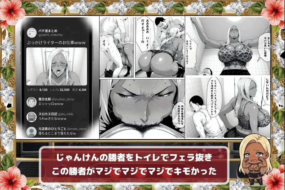 炎上ライターパンコさん来店 『着床制裁ホール来店イベント！』