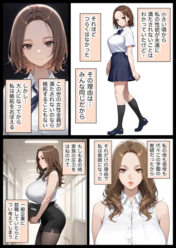 俺しか勃起できない世界  〜Mカップパワハラ女上司＆Lカップ保健教師生オナホ化〜 - ページ37
