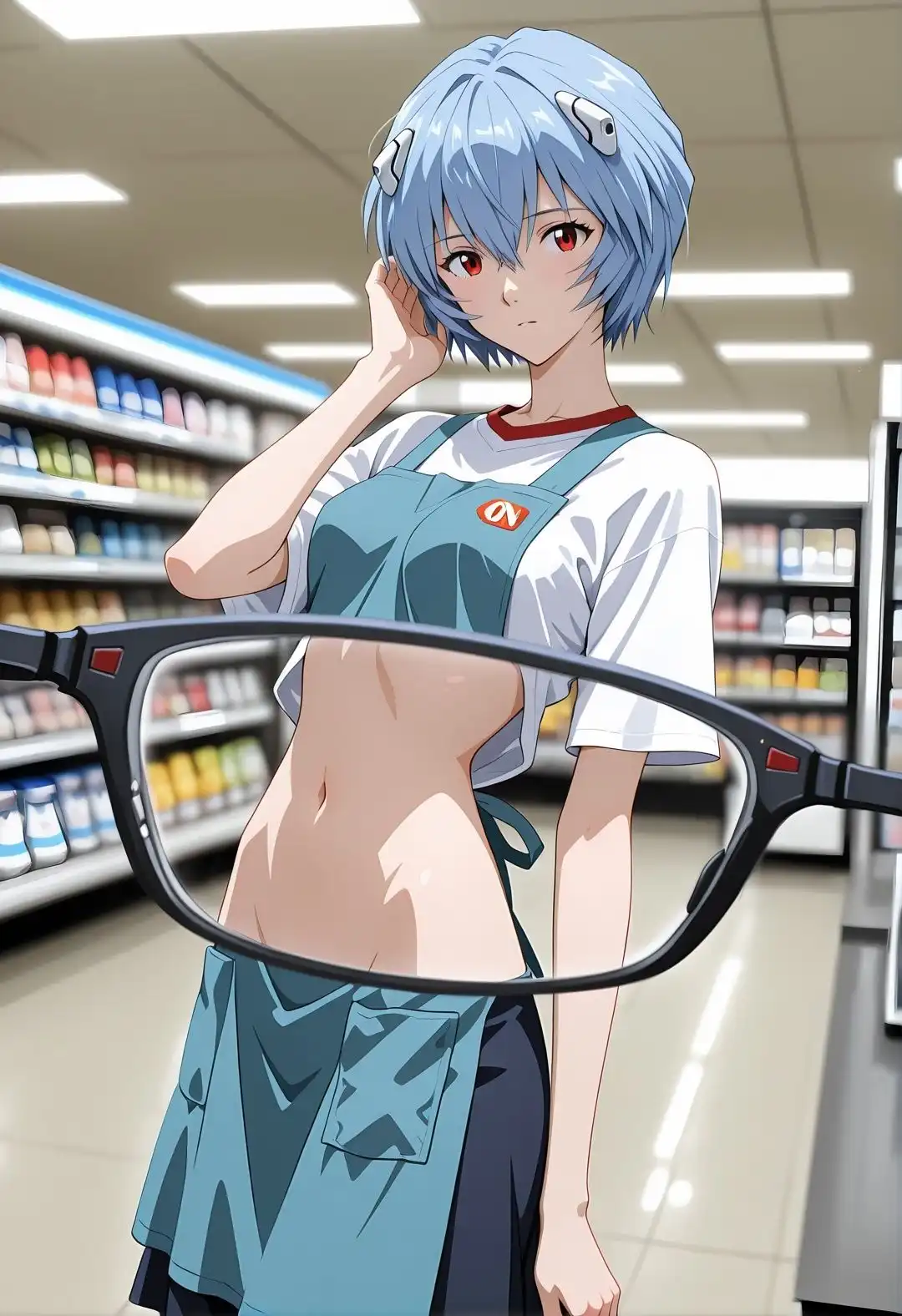 綾〇レ〇 コンビニ店員が客に犯●れ中出しされまくる3DCG エ〇ァパロディ 公開セックス 便所調教