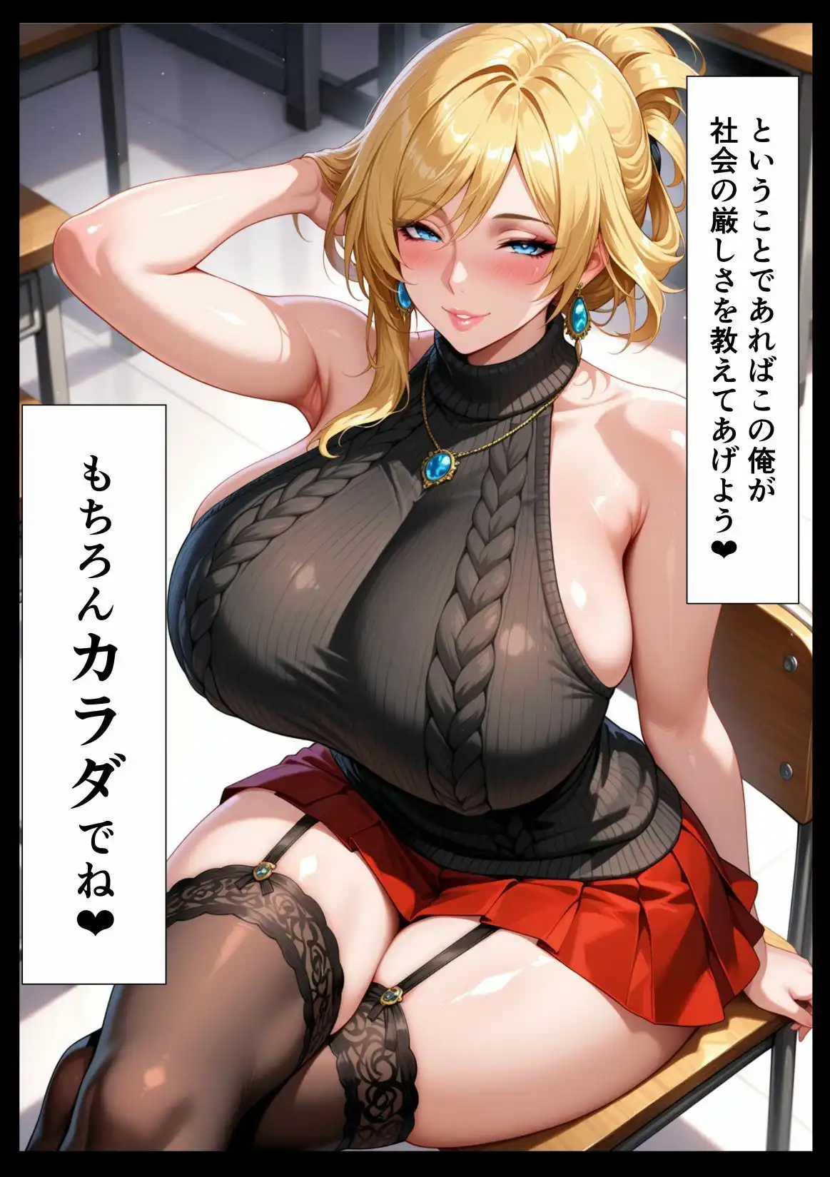 極上エロボディ先生を催●アプリで常識改変して自分専用のオナホにする話〜鳳条クレア先生編〜