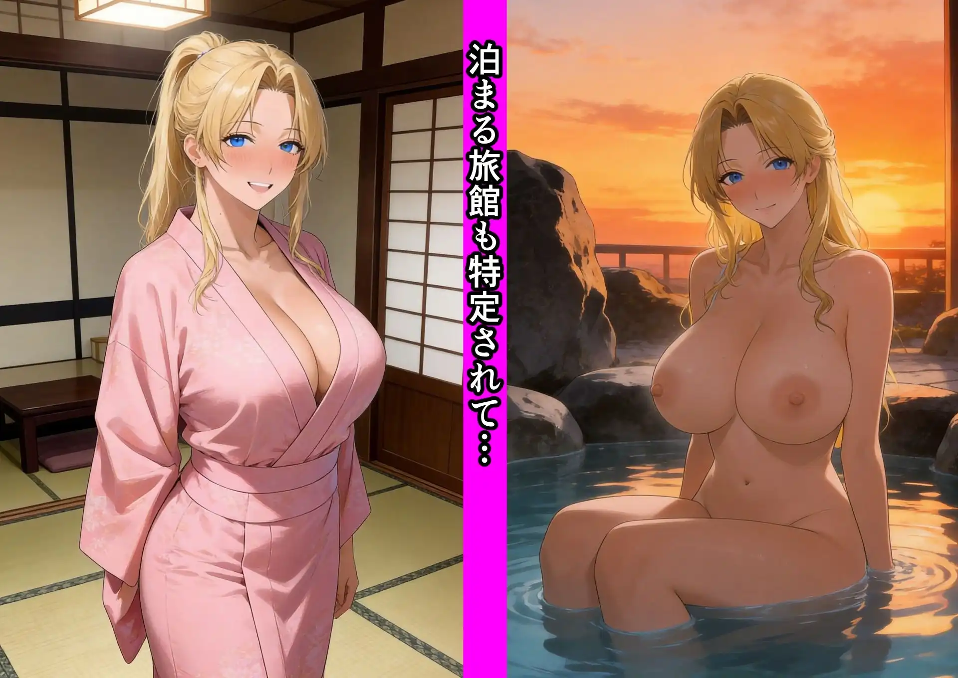 Mother…爆乳ブロンド白人ママ托卵受精温泉旅行