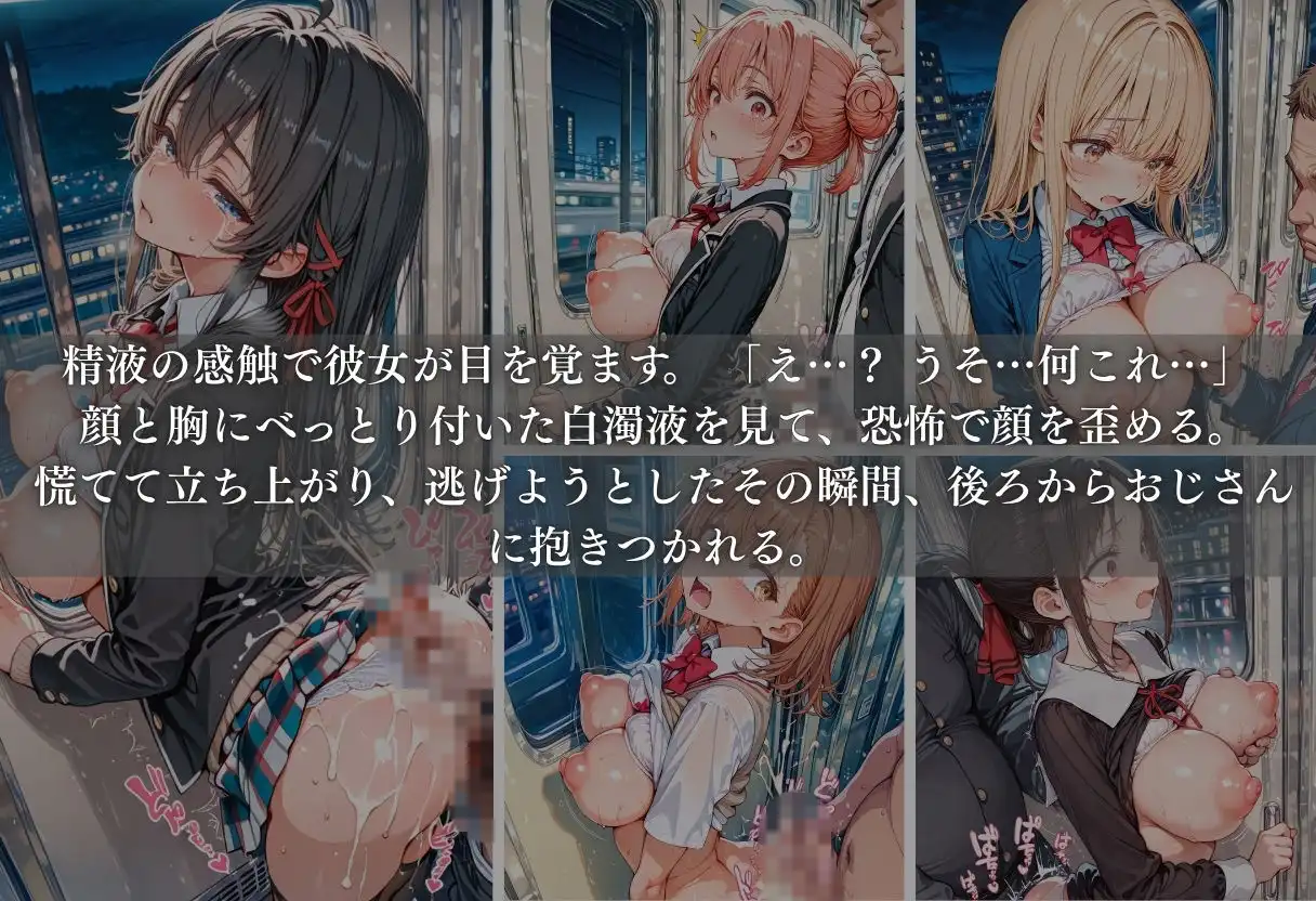 痴●列車ボテ腹END 〜キモおじリーマンに孕ませられる現役女子○生〜 Vol.3