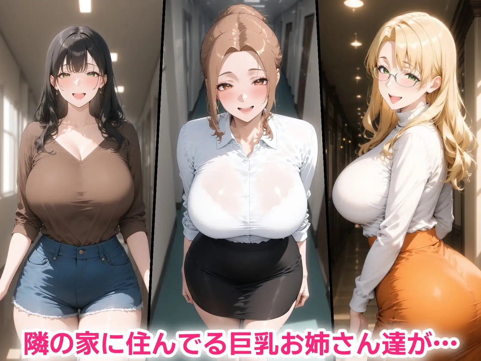 催●おじさんに寝取られる！隣の家のお姉さんたち〜全員メス堕ち・孕ませ〜