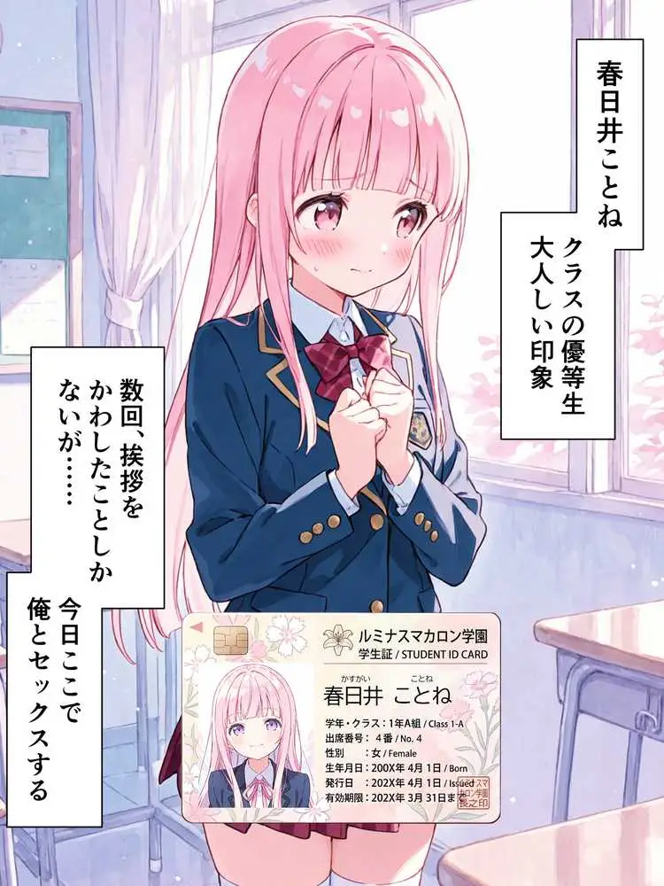 孕ませ係は僕一人！？  学園の処女たちと合法種付け放題！ - ページ01