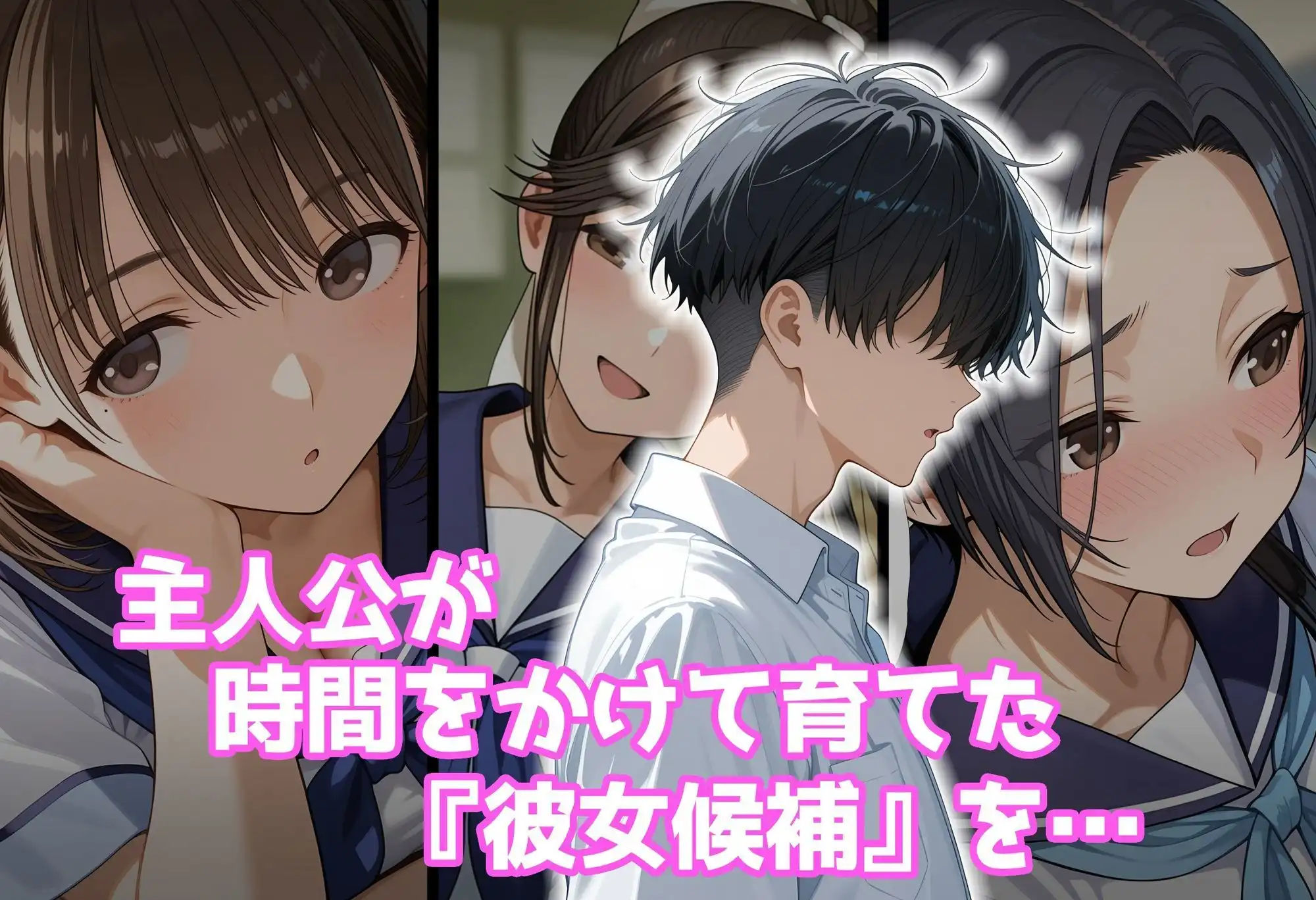 好感度強奪！あいつの彼女候補は全部俺のオナホ