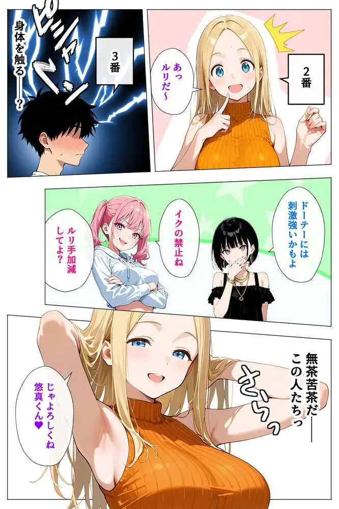 ヤリマンギャル3人組と王様ゲーム！？ 陰キャの僕がお持ち帰りされて朝まで連続中出し搾り取られた話 - ページ15