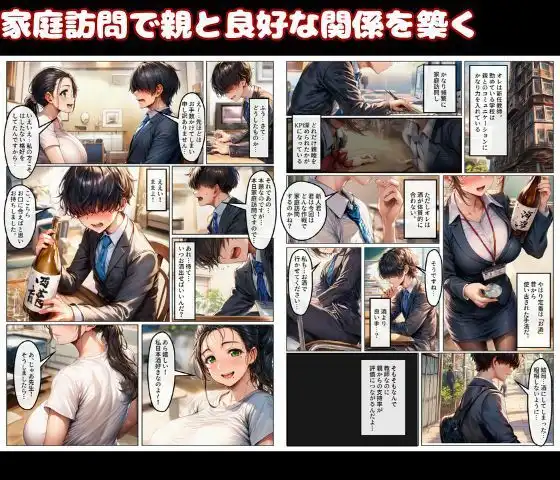 Lカップ人妻と家庭訪問でSEXコミュニーケーション!新任教師の巨根で快楽堕ち - サンプル1