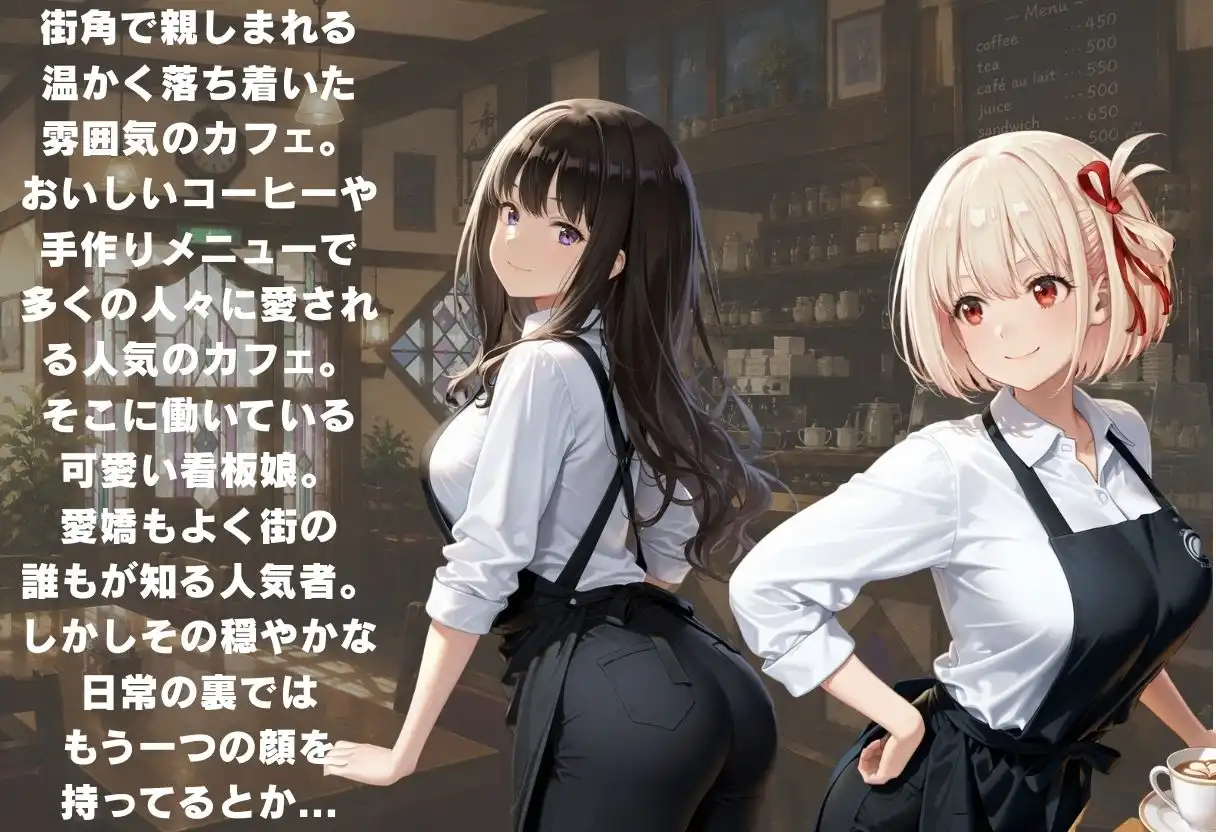 人気カフェのかわいい看板娘、実は裏では店長にハメられまくっていた。 - サンプル1