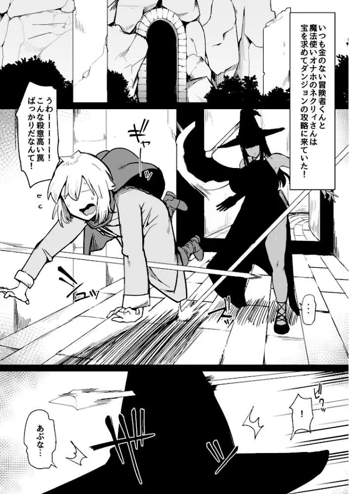 パーティに雇った魔法使いに無責任種付けする話（単話）